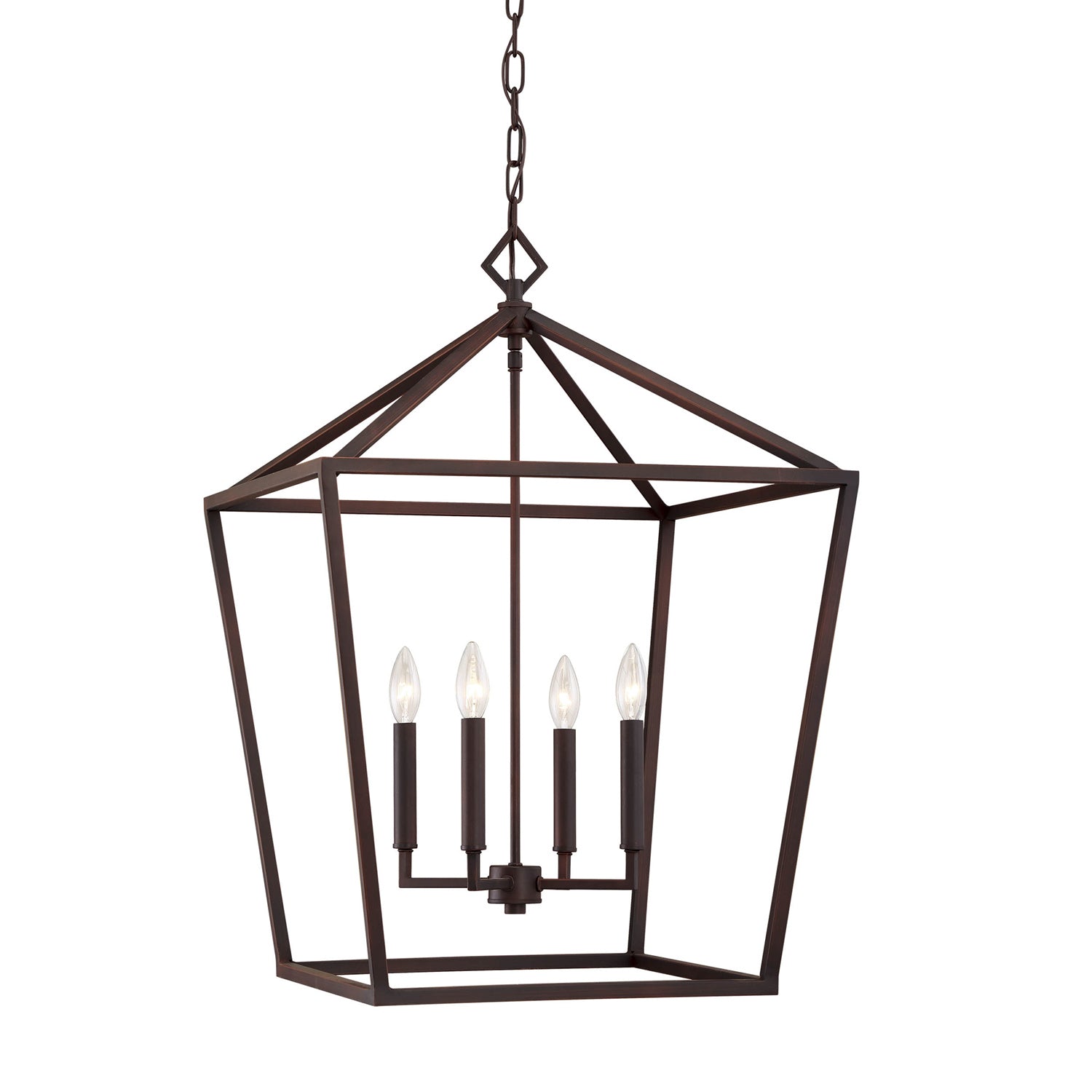 Millennium - 3254-RBZ - Four Light Pendant - Rubbed Bronze