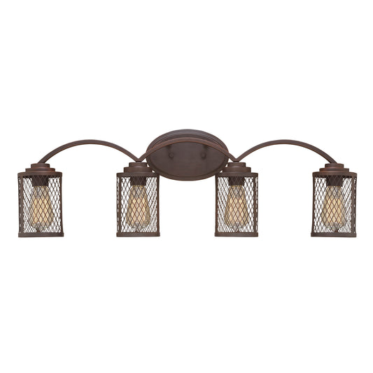 Millennium - 3274-RBZ - Four Light Vanity - Akron - Rubbed Bronze