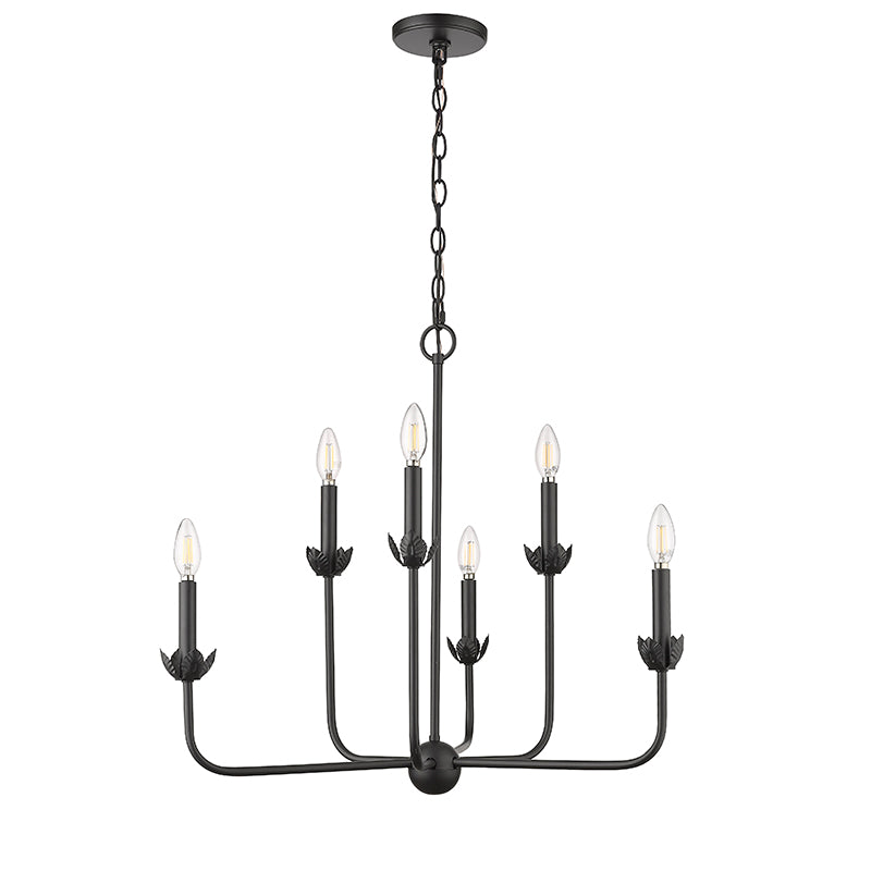 Freesia Six Light Chandelier