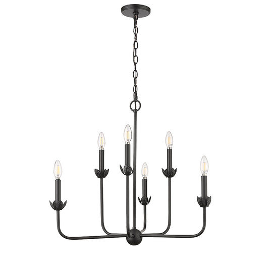 Freesia Six Light Chandelier