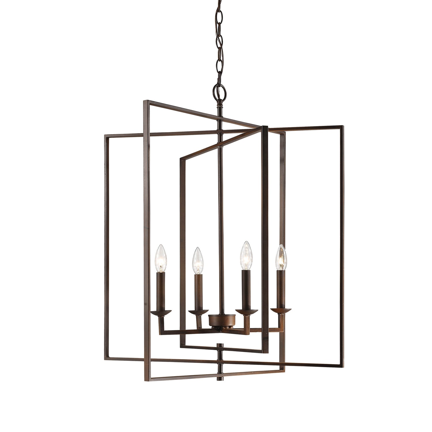 Millennium - 3232-RBZ - Four Light Pendant - Rubbed Bronze