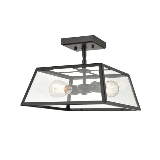 Grant Two Light Outdoor Flush Mount