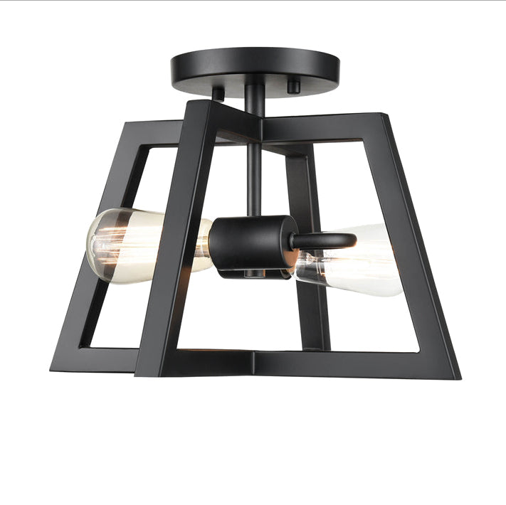 Two Light Semi-Flush