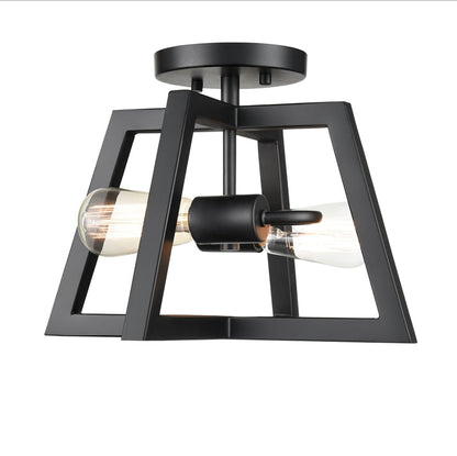 Two Light Semi-Flush