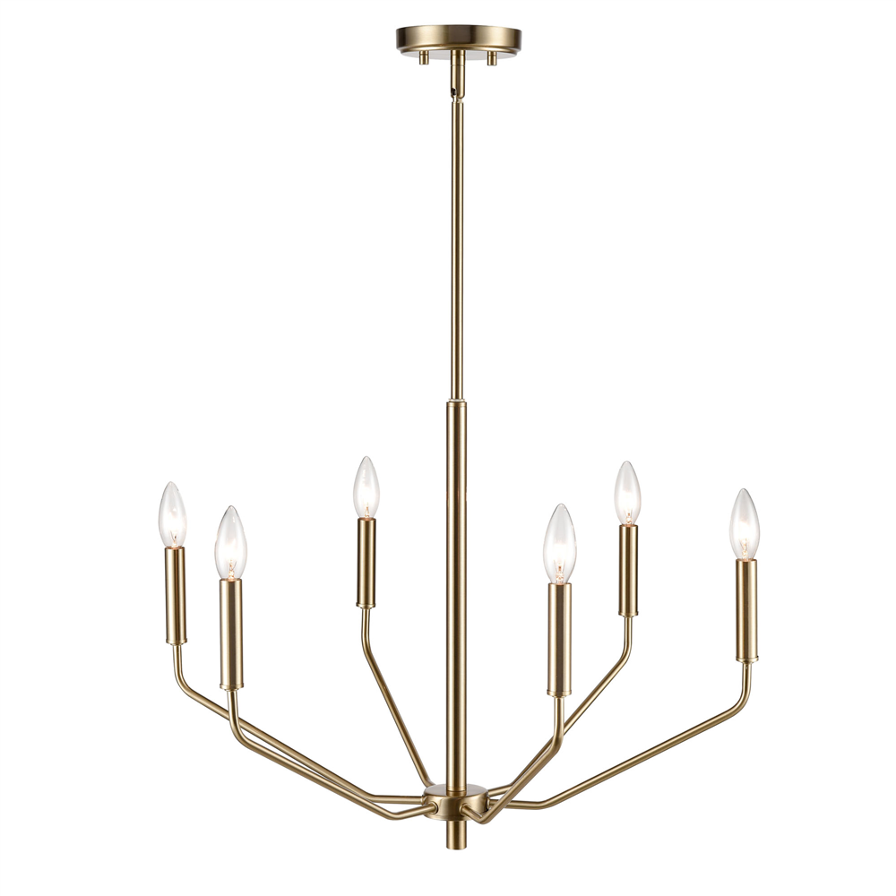 Laurell Six Light Chandelier