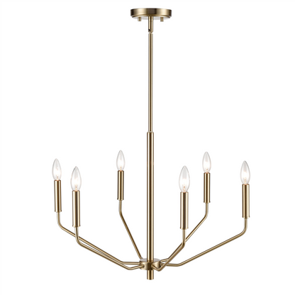 Laurell Six Light Chandelier