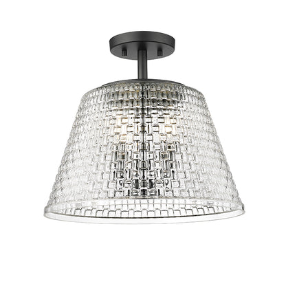 Saben Three Light Semi-Flush Mount