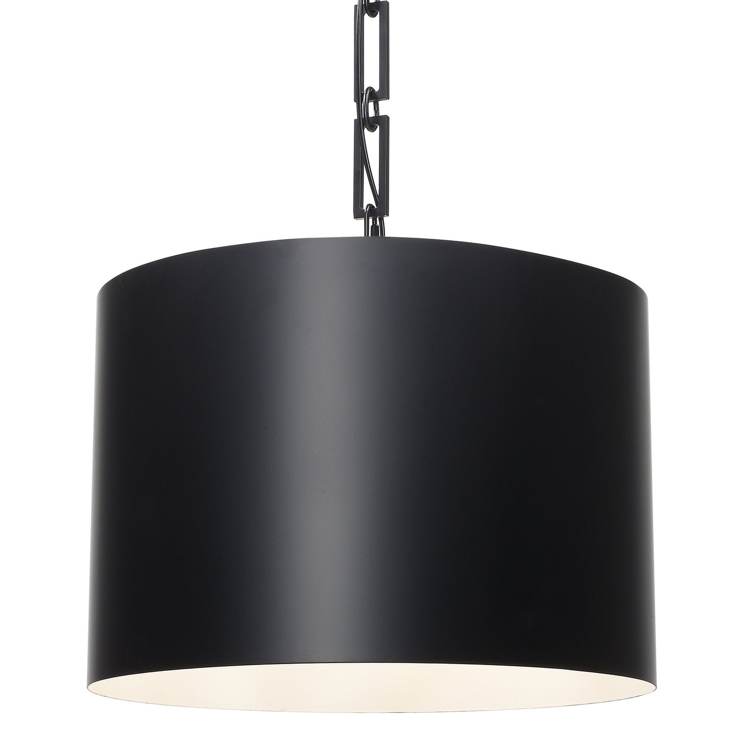 Crystorama - 8686-MK-WH - Six Light Chandelier - Alston - Matte Black + White