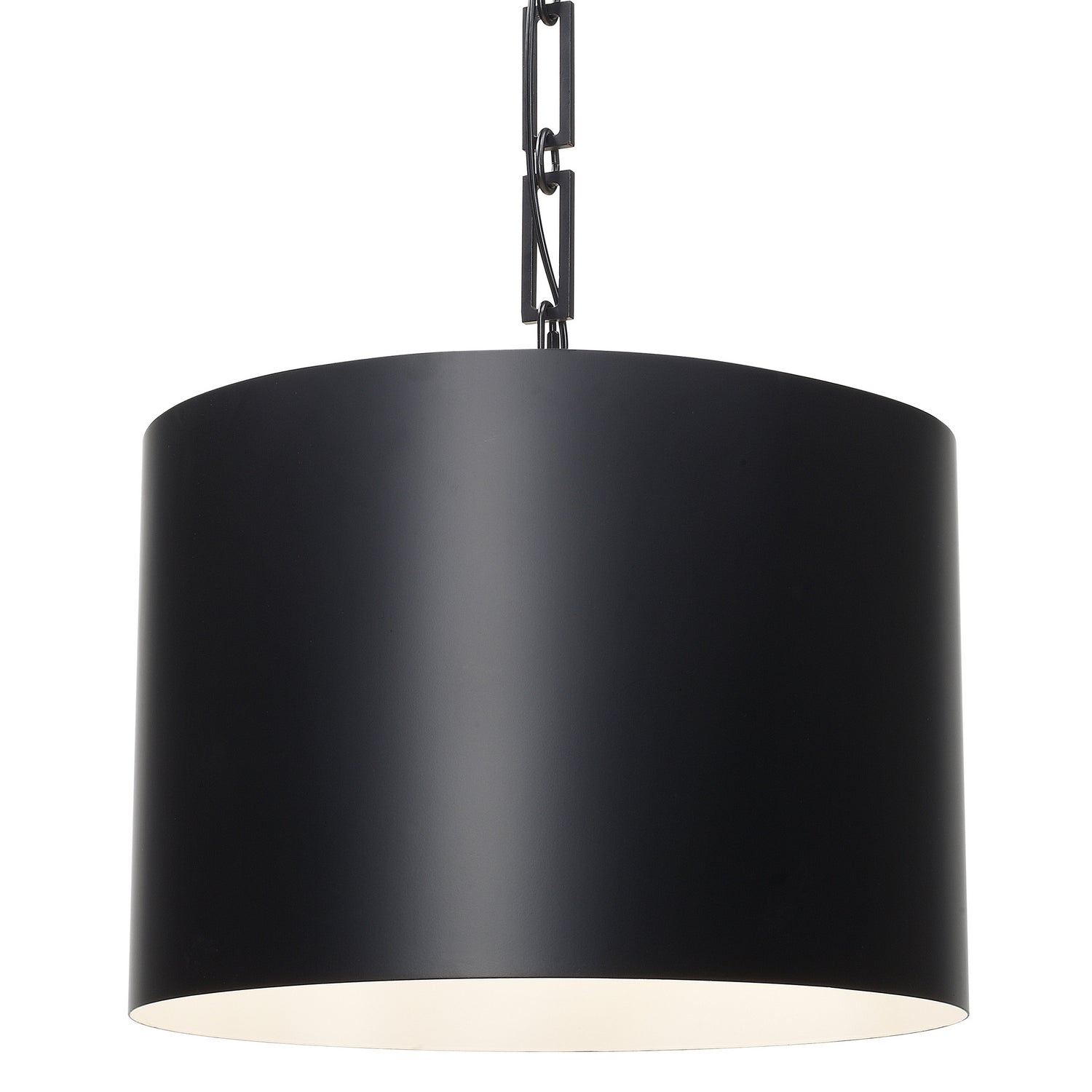 Crystorama - 8686-MK-WH - Six Light Chandelier - Alston - Matte Black + White