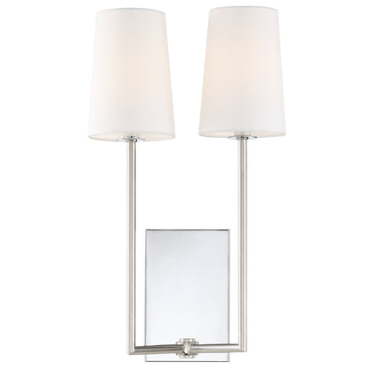 Crystorama - LEN-252-CH - Two Light Wall Sconce - Lena - Polished Chrome