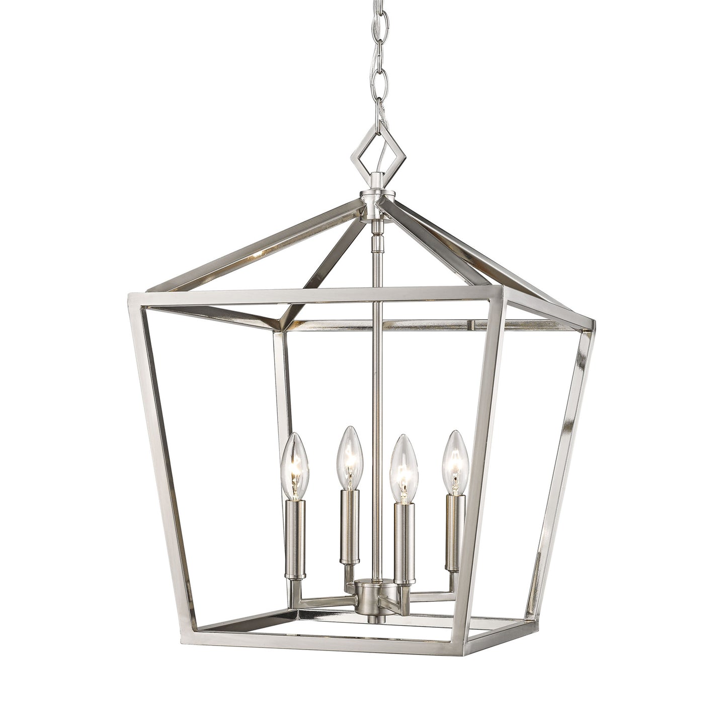 Millennium - 3244-SN - Four Light Pendant - Satin Nickel