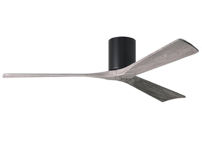 Matthews Fan Company - IR3H-BK-BW-60 - 60"Ceiling Fan - Irene-3H - Matte Black