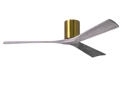 Matthews Fan Company - IR3H-BRBR-BW-60 - 60"Ceiling Fan - Irene-3H - Brushed Brass