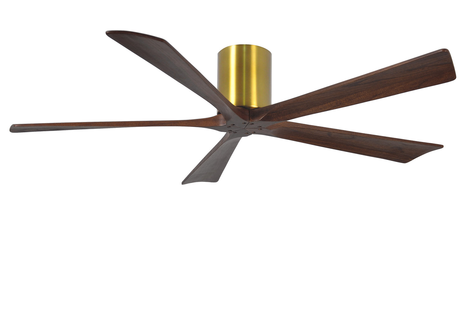 Matthews Fan Company - IR5H-BRBR-WA-60 - 60"Ceiling Fan - Irene-5H - Brushed Brass