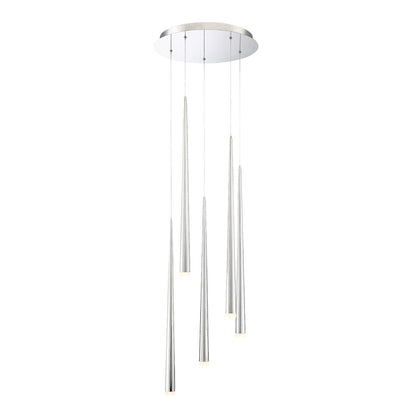 Modern Forms - PD-41805R-PN - LED Pendant - Cascade - Polished Nickel