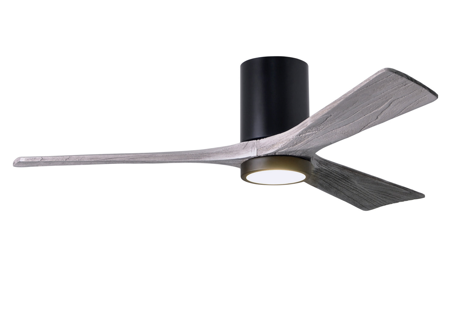 Matthews Fan Company - IR3HLK-BK-BW-52 - 52"Ceiling Fan - Irene-3HLK - Matte Black