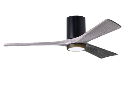 Matthews Fan Company - IR3HLK-BK-BW-52 - 52"Ceiling Fan - Irene-3HLK - Matte Black