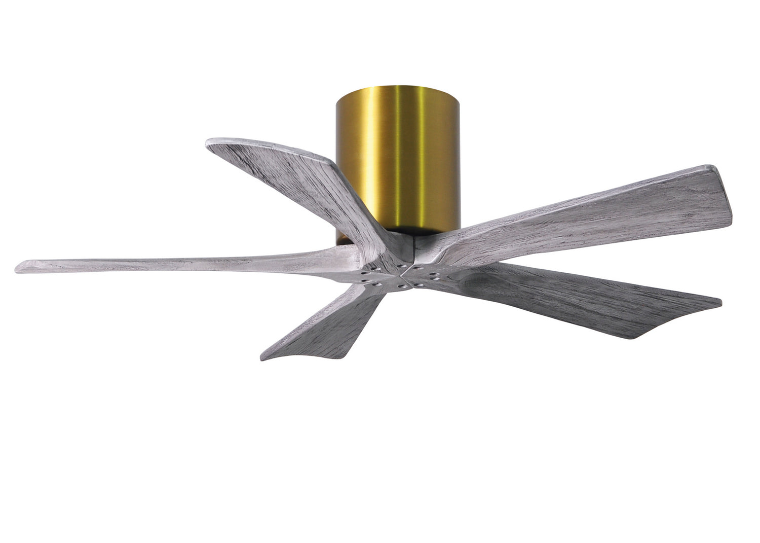 Matthews Fan Company - IR5H-BRBR-BW-42 - 42"Ceiling Fan - Irene-5H - Brushed Brass