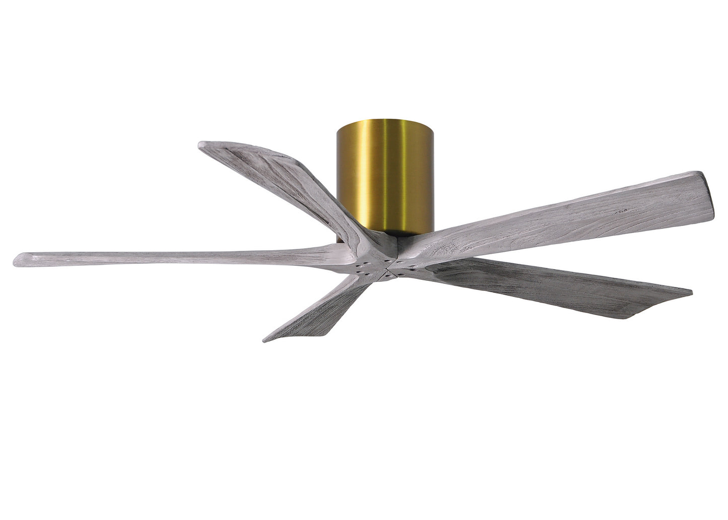 Matthews Fan Company - IR5H-BRBR-BW-52 - 52"Ceiling Fan - Irene-5H - Brushed Brass