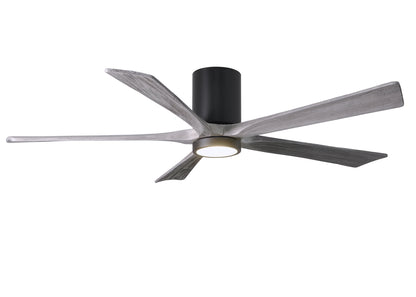 Matthews Fan Company - IR5HLK-BK-BW-60 - 60"Ceiling Fan - Irene-5HLK - Matte Black