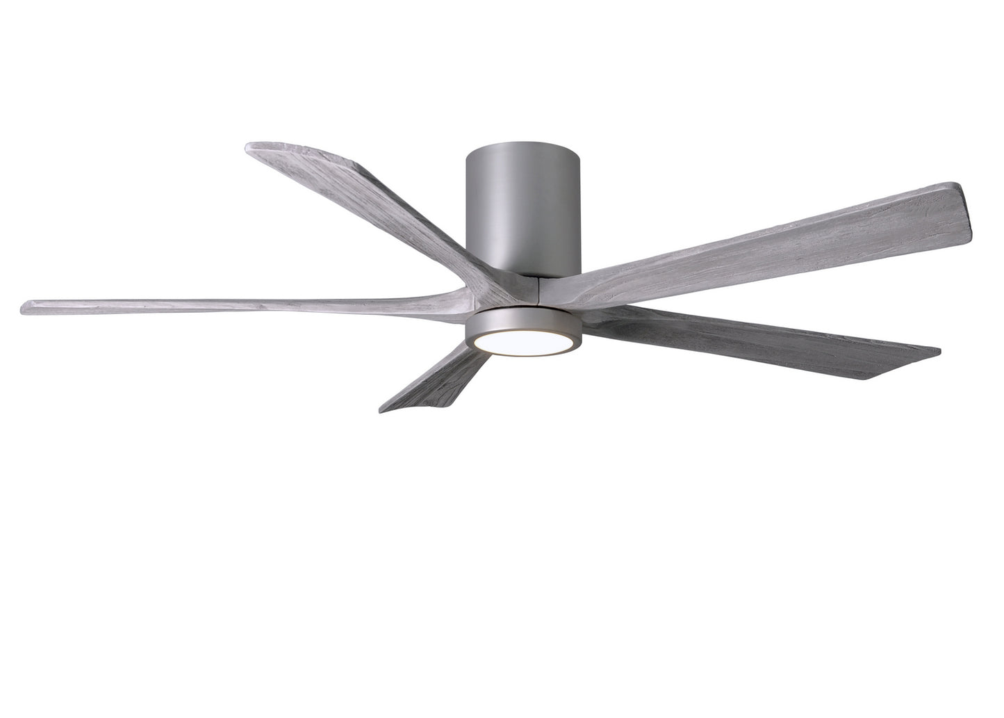 Matthews Fan Company - IR5HLK-BN-BW-60 - 60"Ceiling Fan - Irene-5HLK - Brushed Nickel
