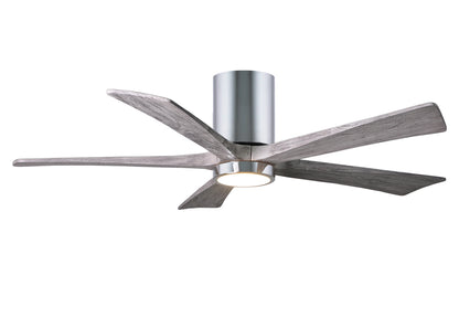 Matthews Fan Company - IR5HLK-CR-BW-52 - 52"Ceiling Fan - Irene-5HLK - Polished Chrome