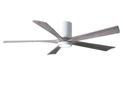 Matthews Fan Company - IR5HLK-WH-BW-60 - 60"Ceiling Fan - Irene-5HLK - Gloss White
