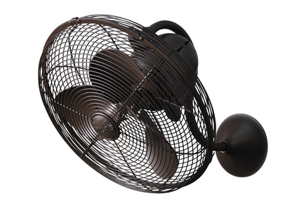 Matthews Fan Company - LL-TB - 16"Wall Fan - Laura - Textured Bronze