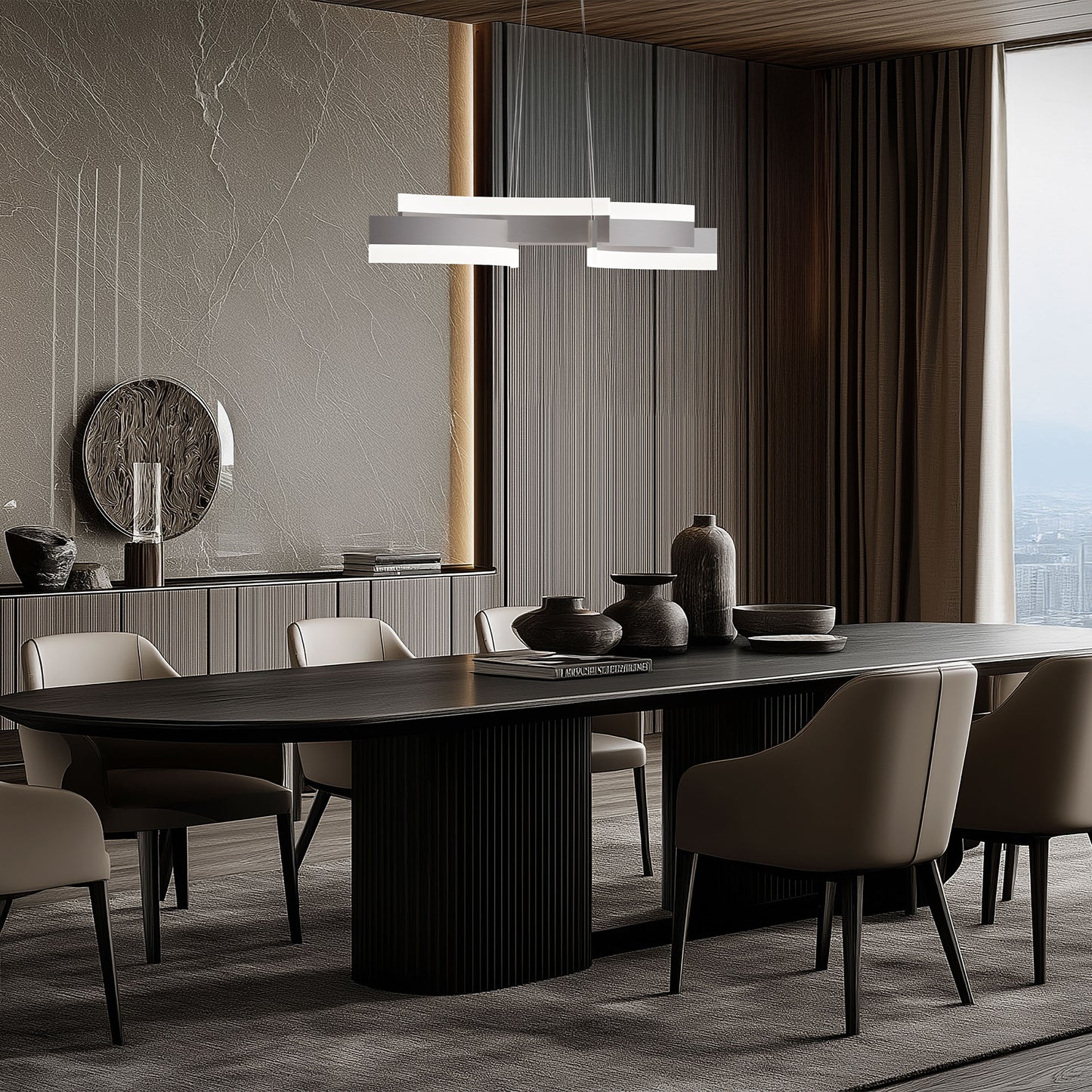 Arcs LED Linear Pendant