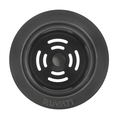 Ruvati Extended Garbage Disposal Flange with Deep Basket Strainer