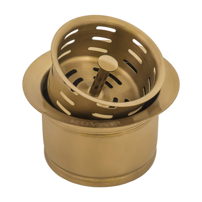 Ruvati Extended Garbage Disposal Flange with Deep Basket Strainer
