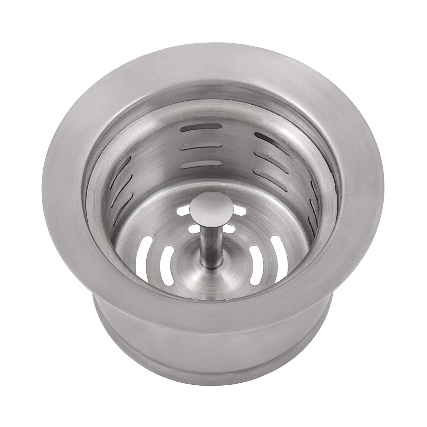 Ruvati Extended Garbage Disposal Flange with Deep Basket Strainer