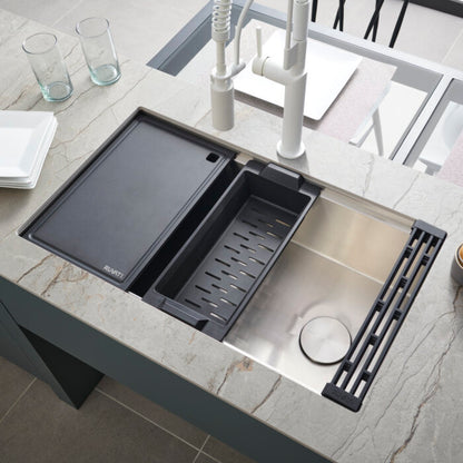 LedgeFit 17 x 11 Inch Replacement Cutting Board for Ruvati Workstation Sinks