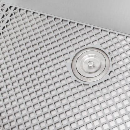 Ruvati Silicone Bottom Rinse Grid Sink Mat for RVH7400 Sink