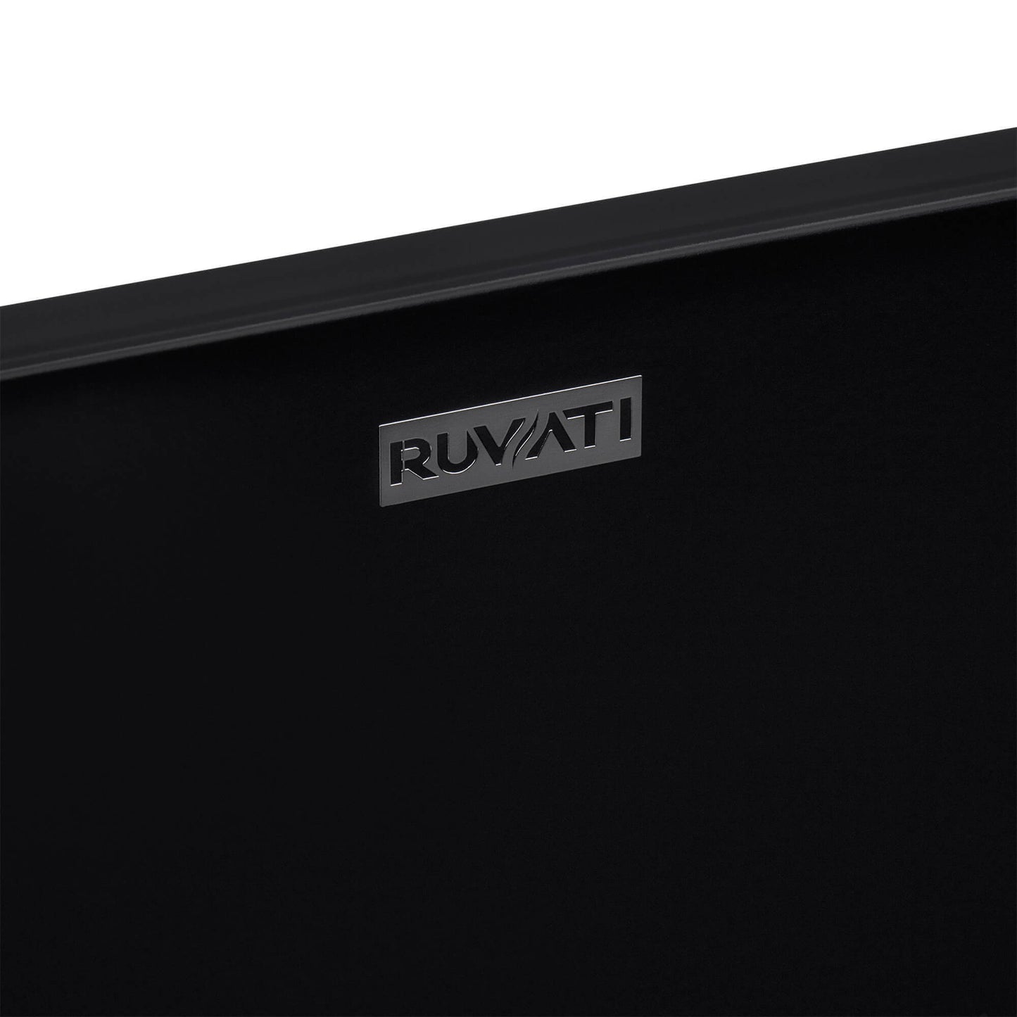 Ruvati 23-inch Matte White epiStone Solid Surface Modern Bathroom Vessel Sink