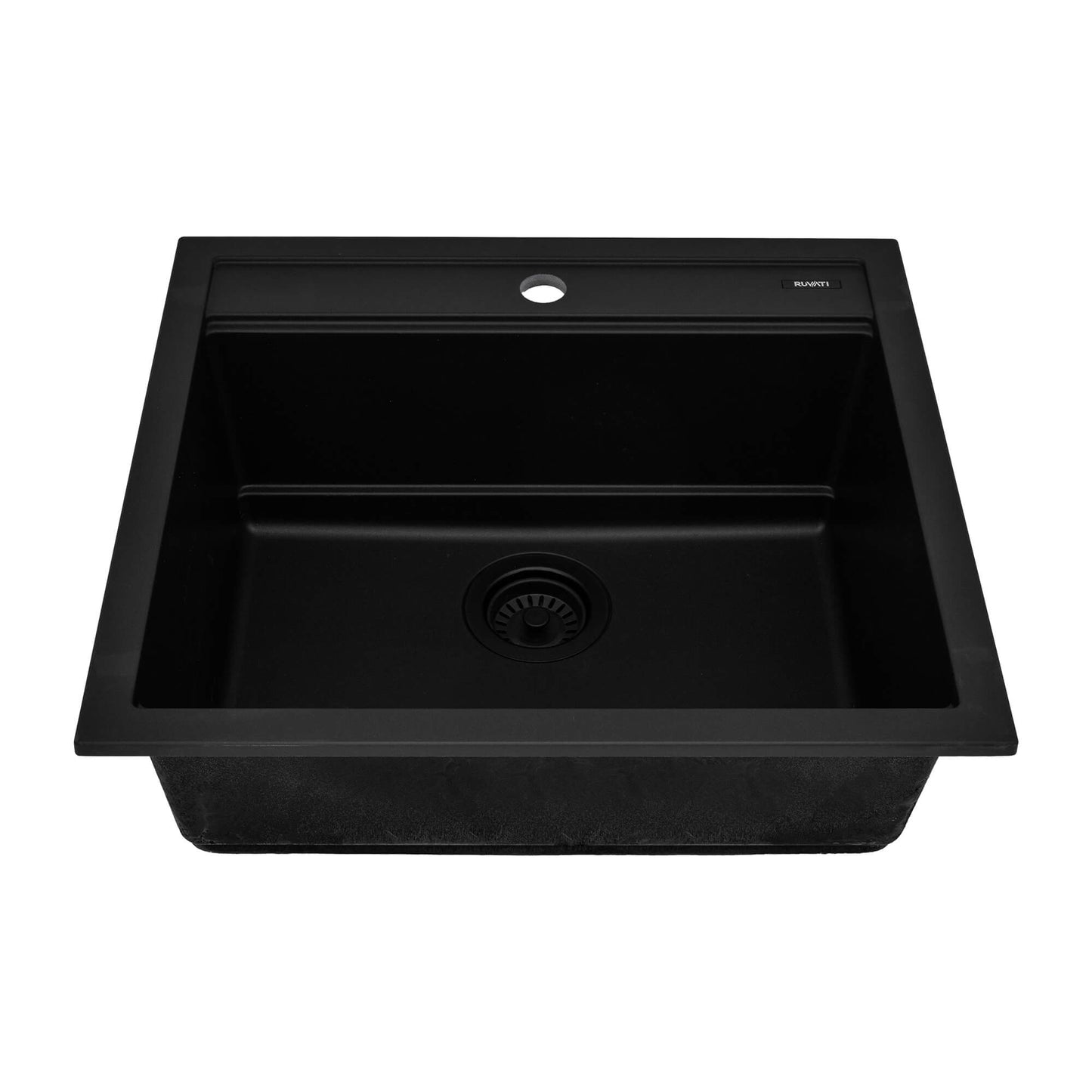 Ruvati 23-inch epiCube Granite Composite Workstation Drop-in Topmount Wet Bar Prep Sink