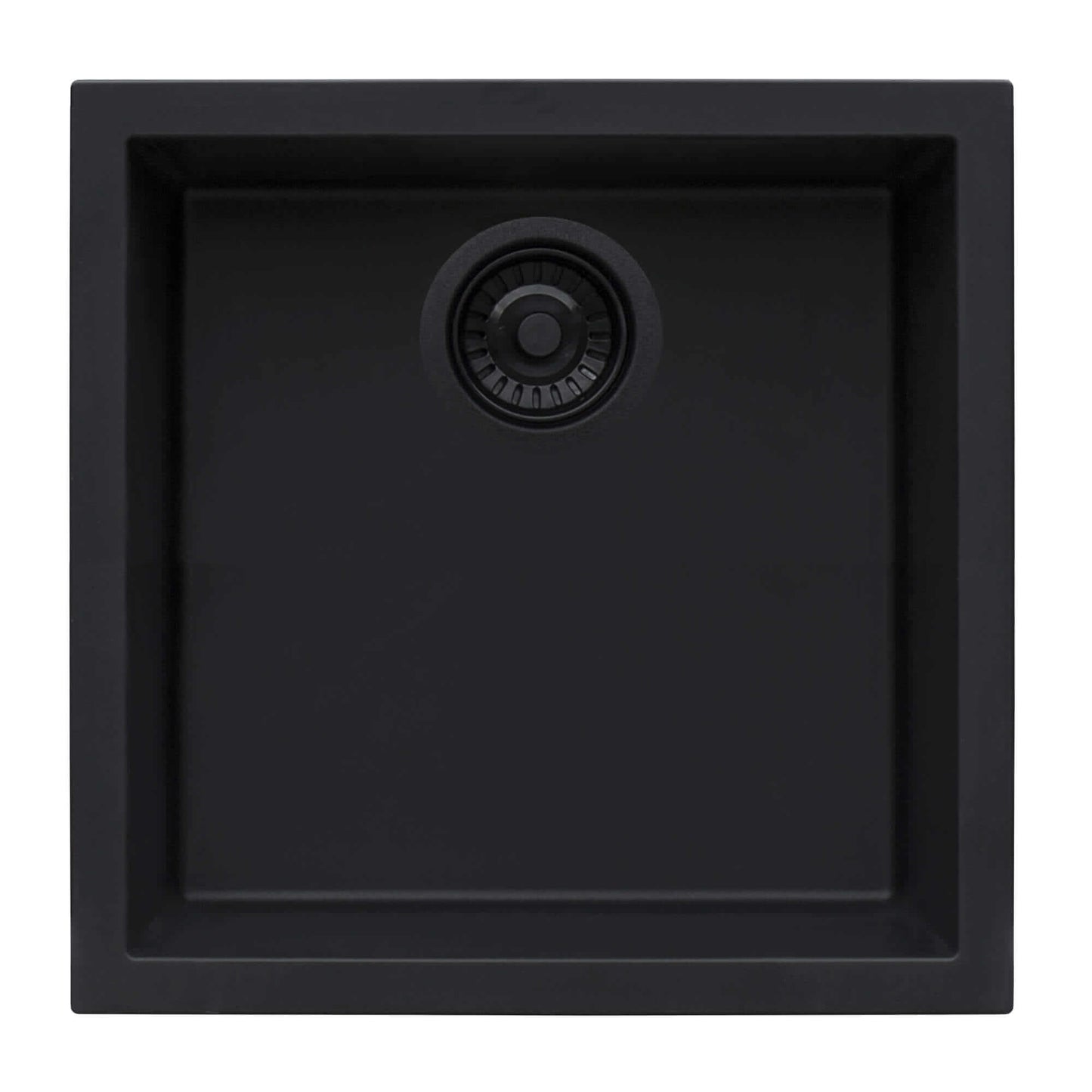 Ruvati 17 x 17 inch Granite Composite Undermount Single Bowl Wet Bar Prep Sink