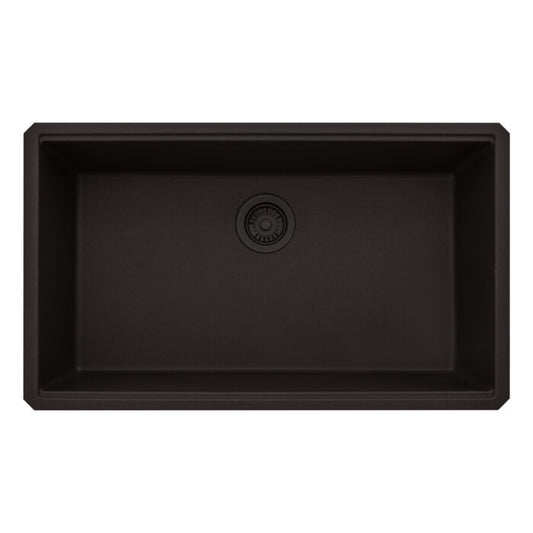 Ruvati 33-inch Undermount Workstation Granite Composite Kitchen Sink