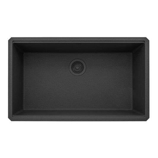 Ruvati 33-inch Undermount Workstation Granite Composite Kitchen Sink