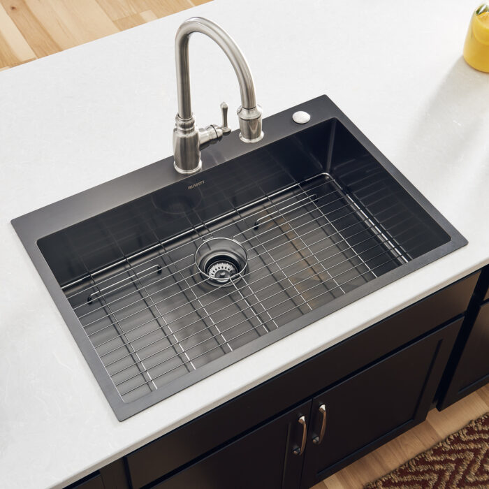 Ruvati 33 x 22 inch Drop-in Topmount Kitchen Sink Single Bowl
