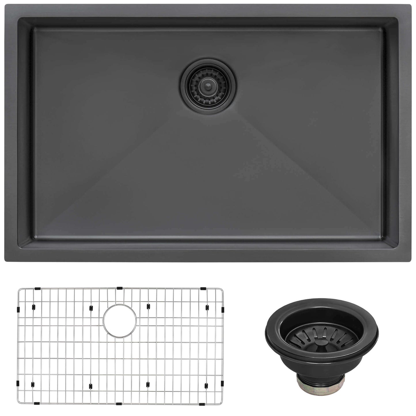 Ruvati 27-inch Undermount Kitchen Sink 16 Gauge Single Bowl