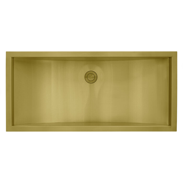Ruvati 34 x 14 inch Rectangular Bathroom Sink Undermount