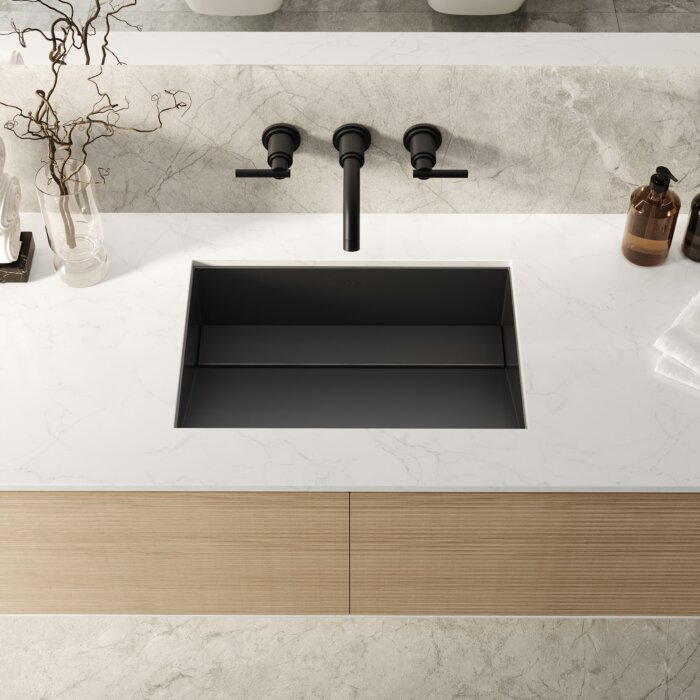 Ruvati 20 x 14 inch Undermount Ramp Bathroom Sink