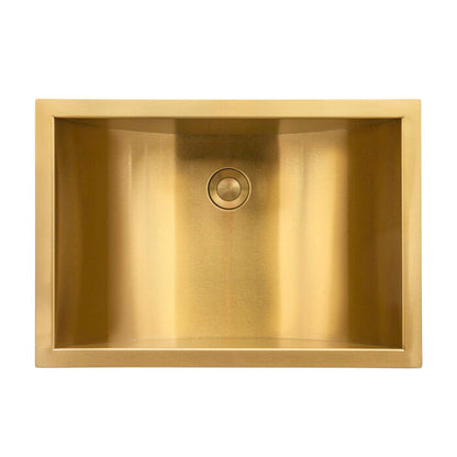 Ruvati 20 x 14 inch Semi-Recessed Drop-in Topmount Rectangular Bathroom Sink
