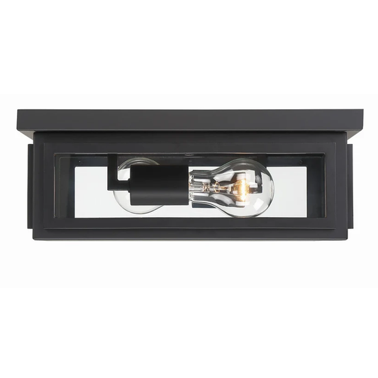Byron 2 Light Outdoor Flush Mount
