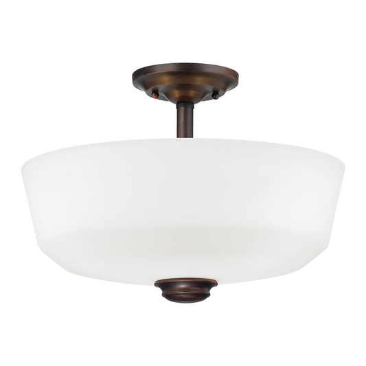 Cimmaron Two Light Semi-Flush Mount