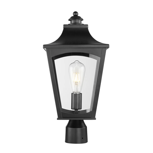 Curry-One Light Outdoor Post Lantern