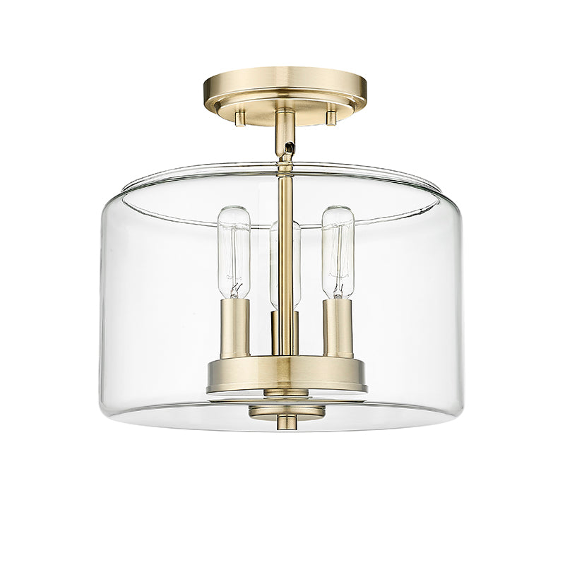 Asheville Three Light Semi-Flush Mount