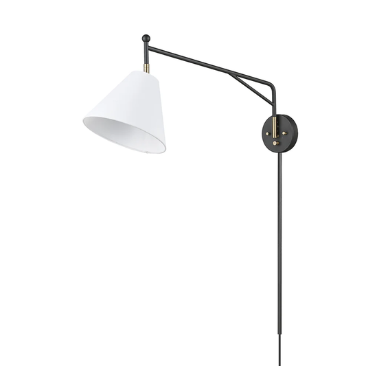 Elane One Light Swing Arm Wall Sconce