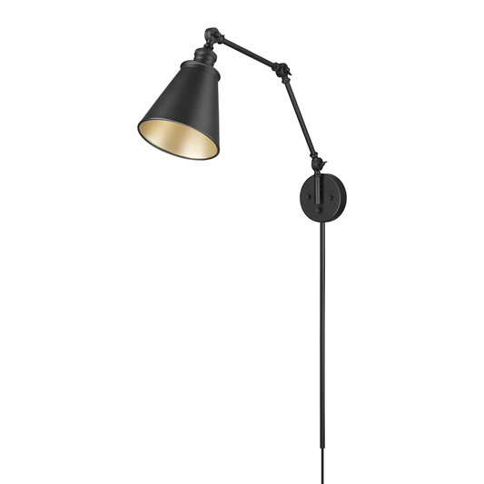 Evonne-One Light Swing Arm Wall Sconce